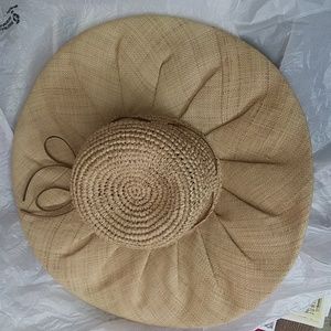 Scala Designer straw hat 1SZ $38 + free scarf